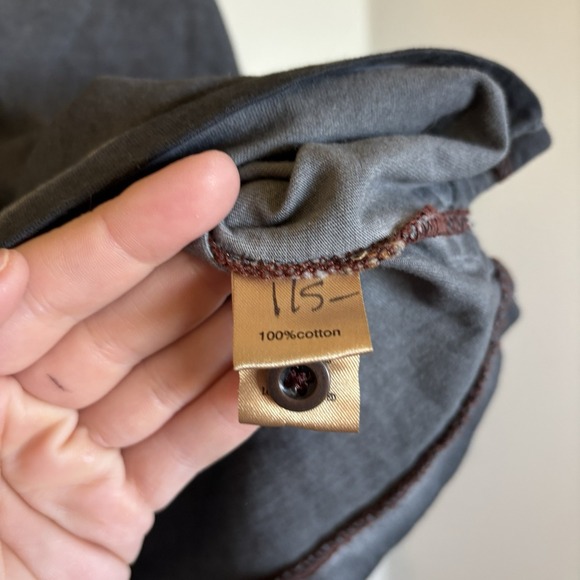 True Grit Polo Shirt Mens Size Large Black Collared Long‎ Sleeve - Picture 7 of 7